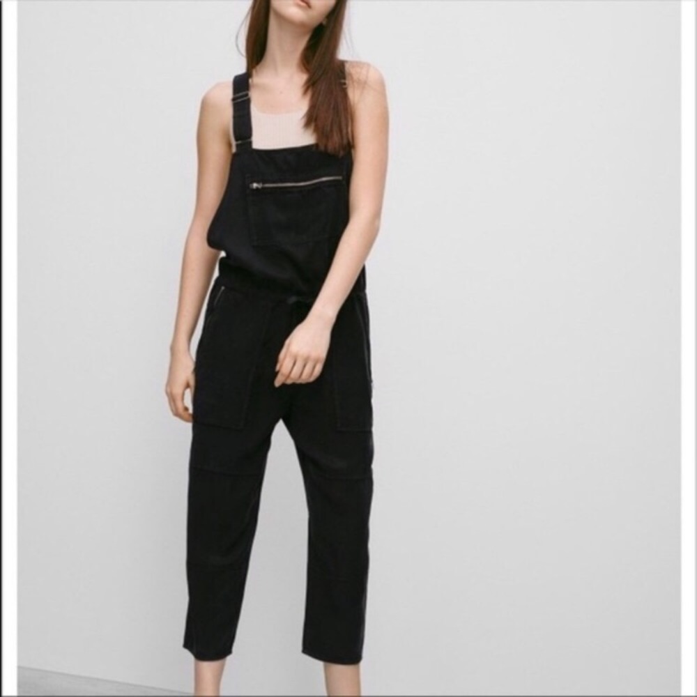 Aritzia black overalls
